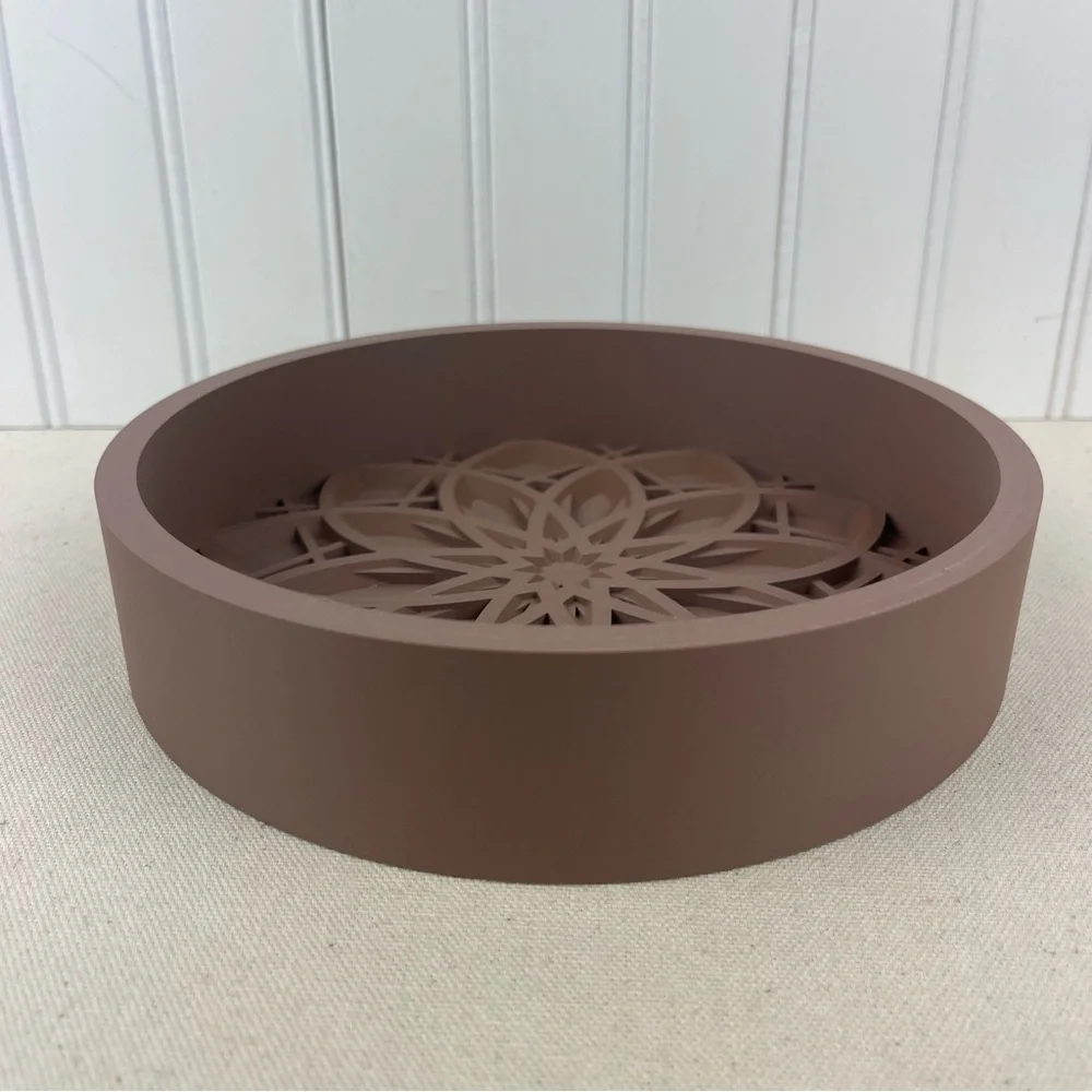Floral Design Catch All Tray, The Kovi Catch-All Tray with Bottom